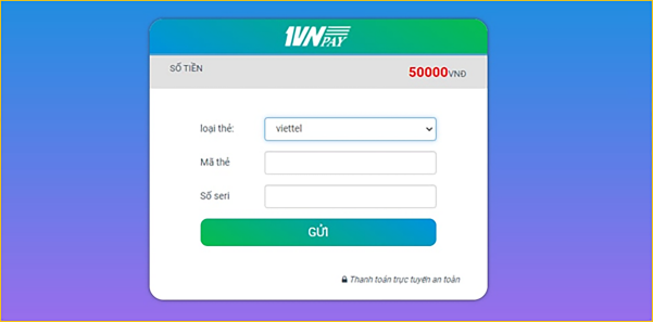 Hướng dẫn chi tiết cách nạp tiền 888B cho người mới 1 Chọn loại thẻ bạn có, điền số tiền muốn nạp