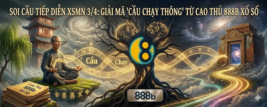 Soi Cầu Tiếp Diễn XSMN 3/4: Dự Đoán Cầu Lô Miền Nam 888b 1 Soi Cầu Tiếp Diễn XSMN 3-4 Giải Mã Cầu Chạy Thông